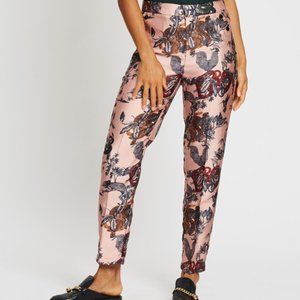 Maison Scotch & Soda Satin Snake Print Pants